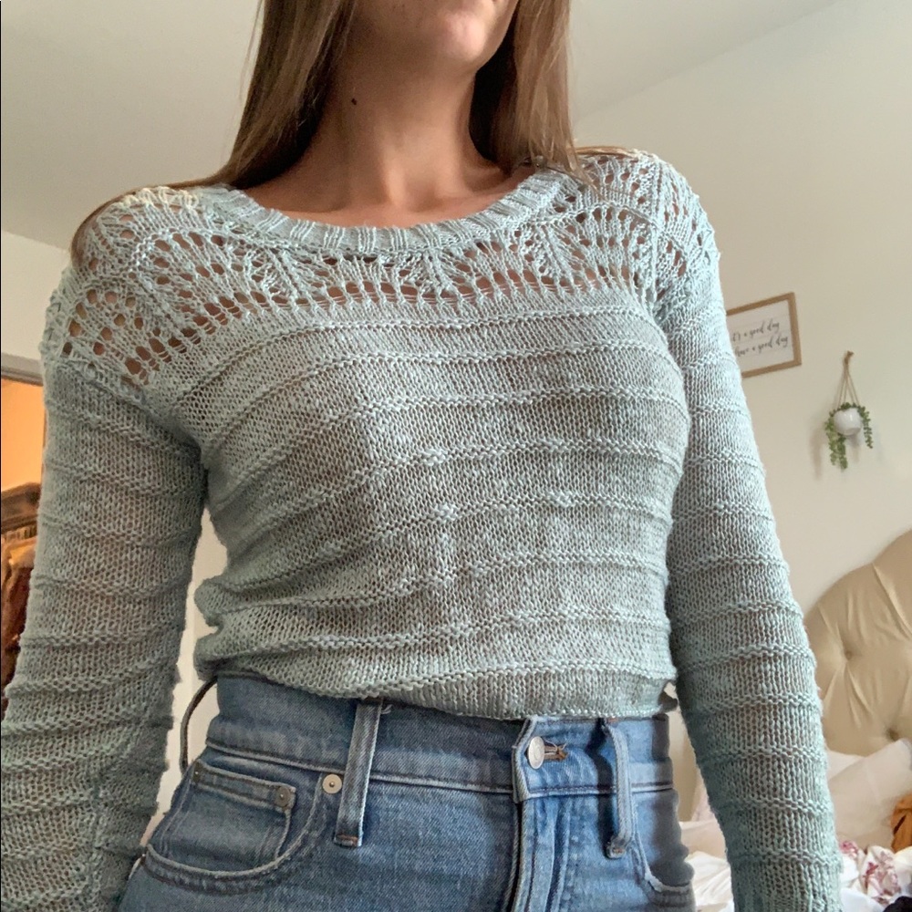 SOLD: Light blue sweater